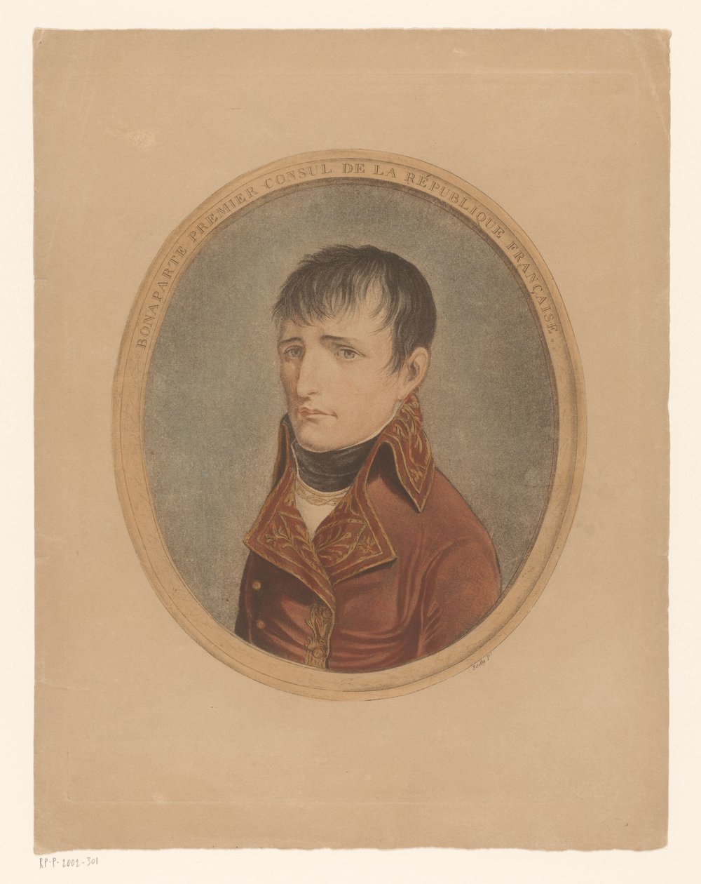 Portret van Napoleon I Bonaparte, keizer de Fransen
Bonaparte Primeiro Cônsul da República Francesa (título sobre o objecto) de Anonymous