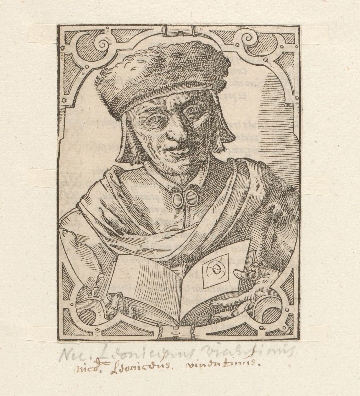 Portret van Niccolò Leoniceno de Anonymous