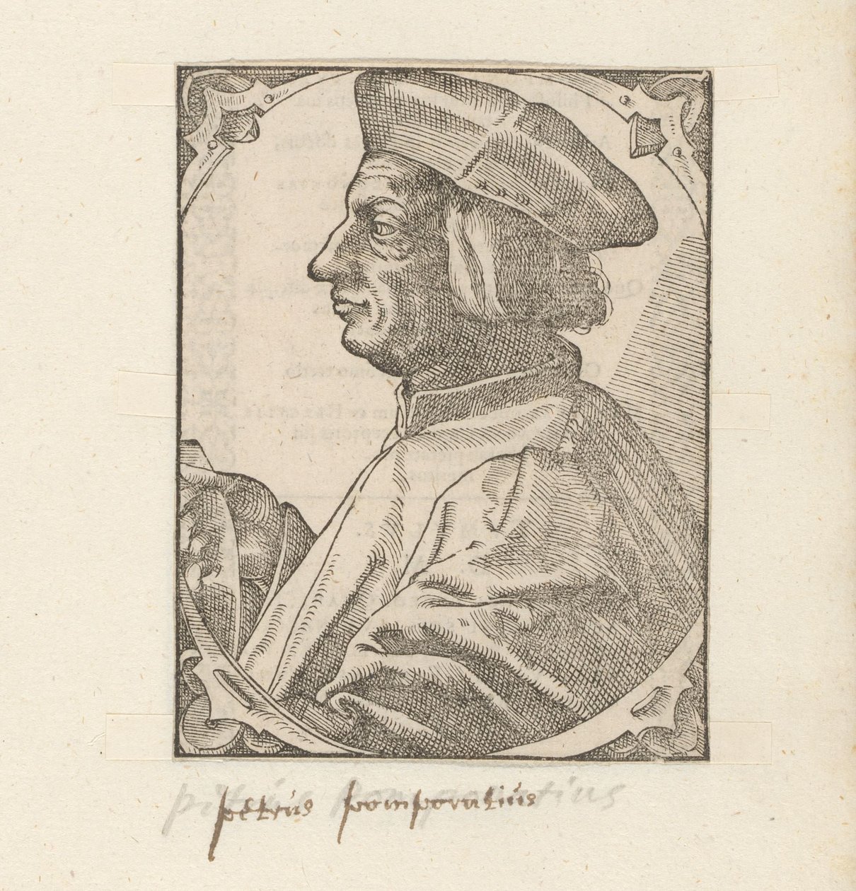 Retrato de Pietro Pomponazzi de Anonymous