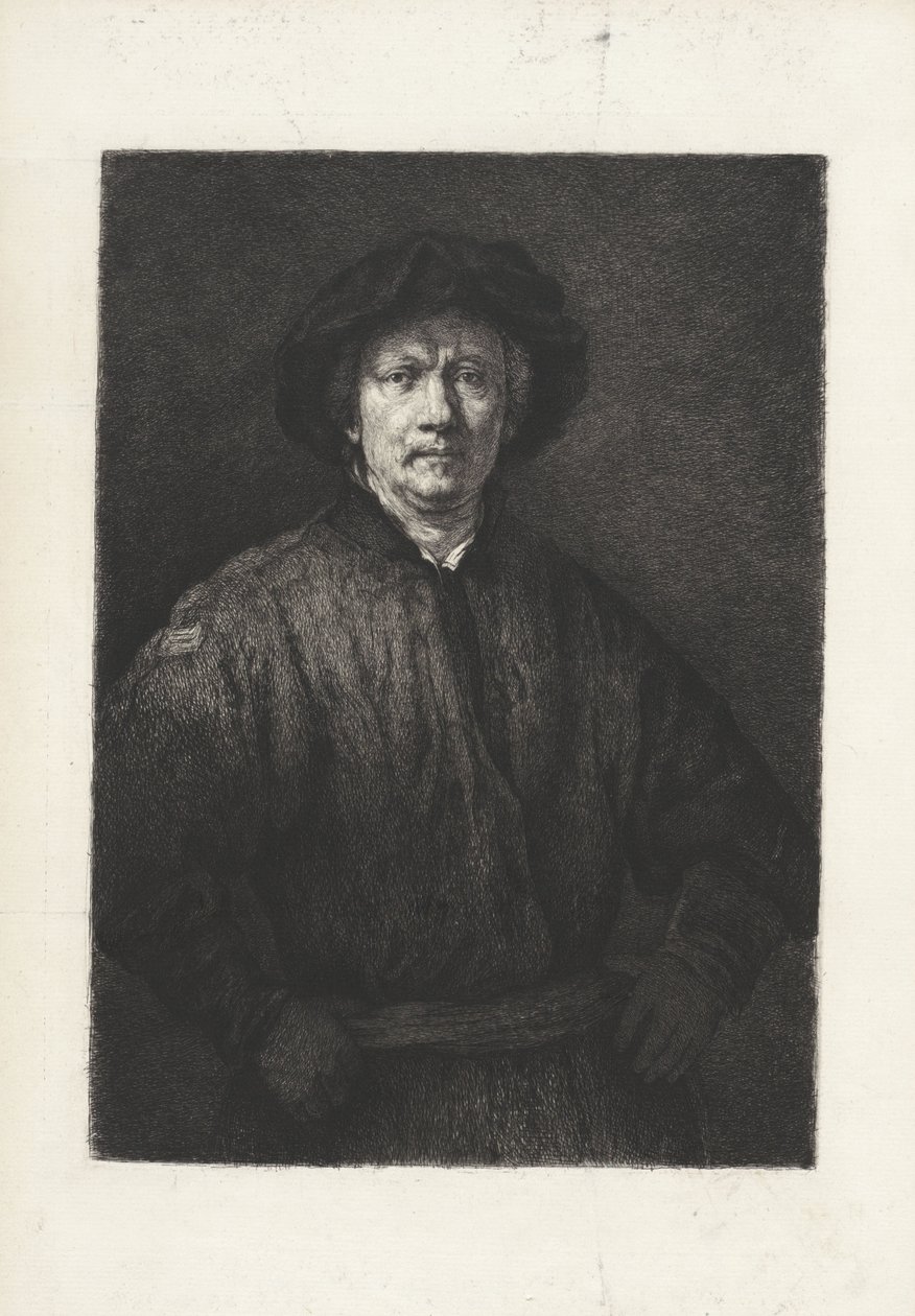 Retrato de Rembrandt Harmensz. do Reno de Anonymous