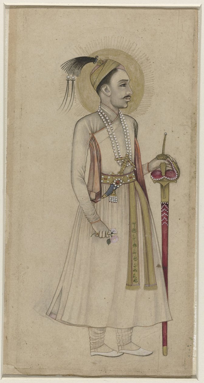Portret van Sultan Muhammad-Quli Qutb-Shah van Golconda de Anonymous