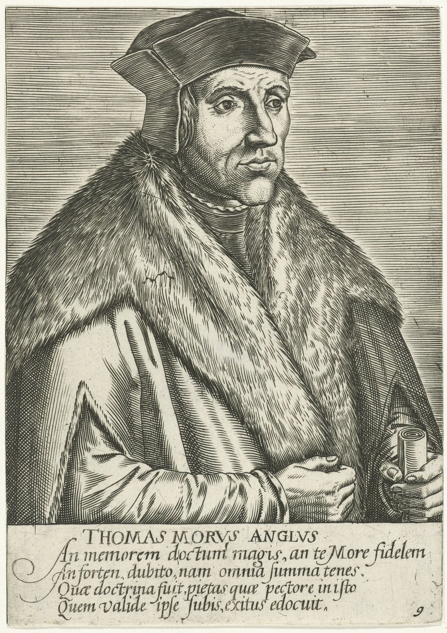 Portret van Thomas More Thomas Morvs Anglvs (título no objeto) de Anonymous