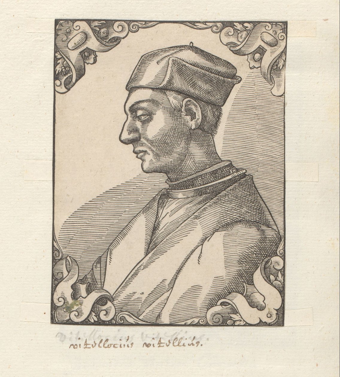 Portret van Vitellocius Vitellius de Anonymous