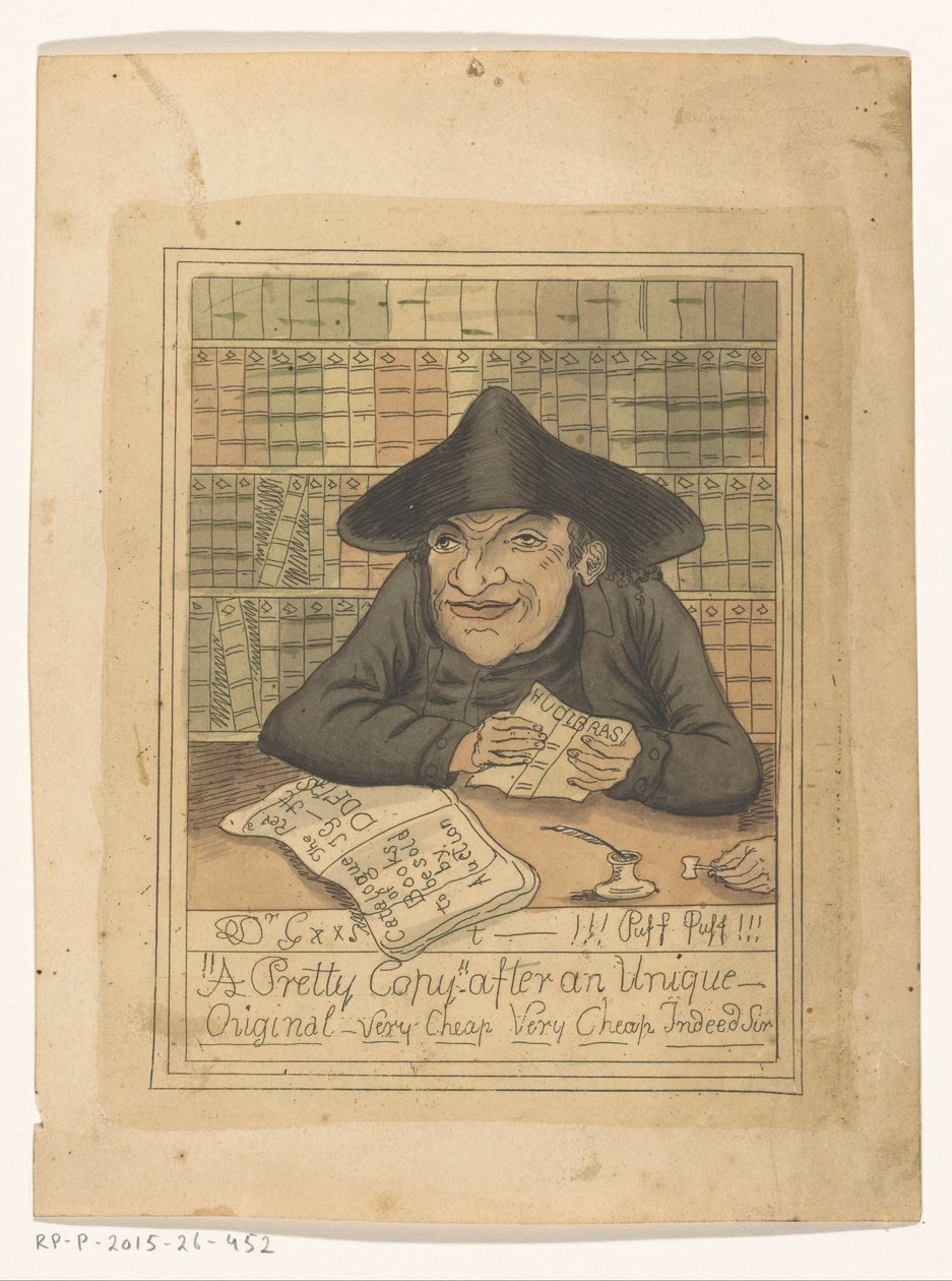 Retrato do coleccionador de livros Isaac Gosset de Anonymous