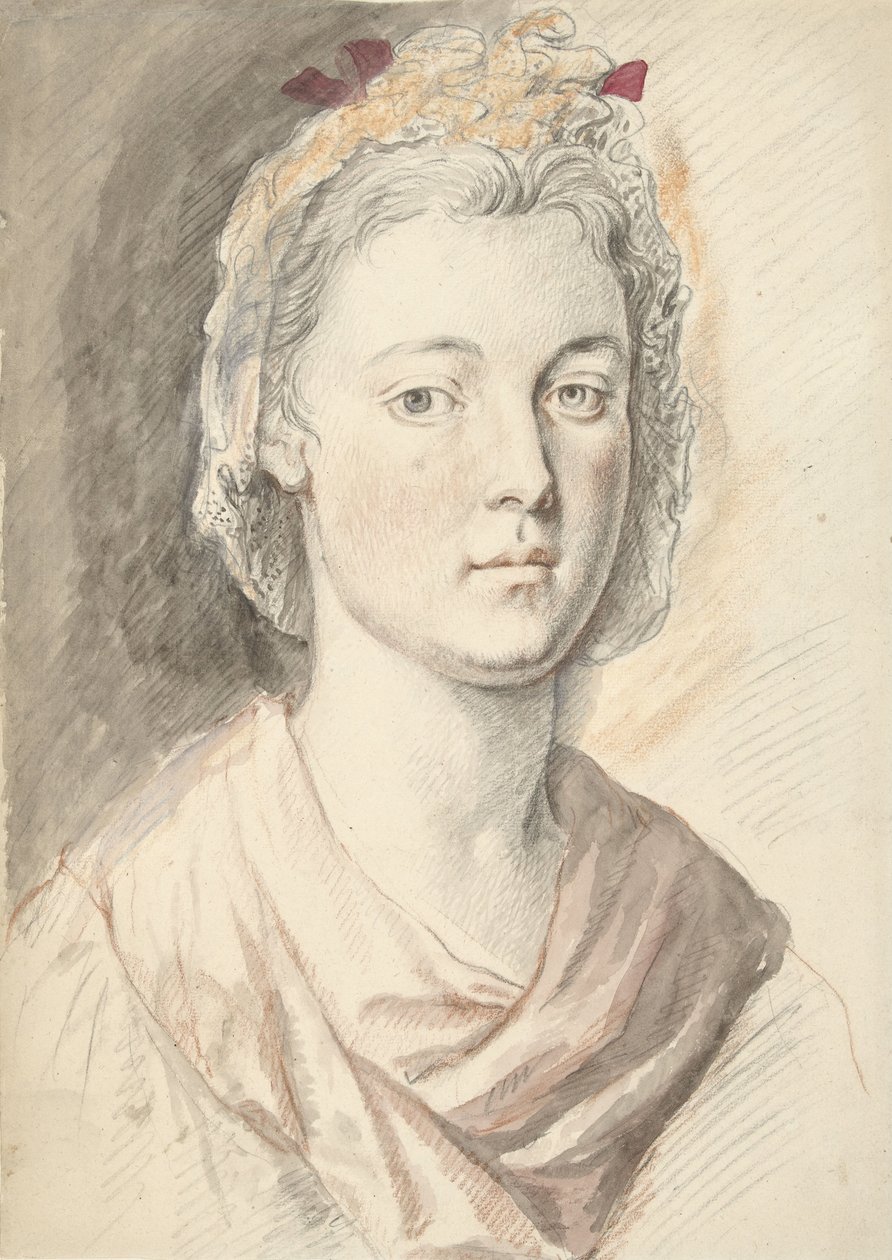 Retrato de uma jovem mulher de Anonymous