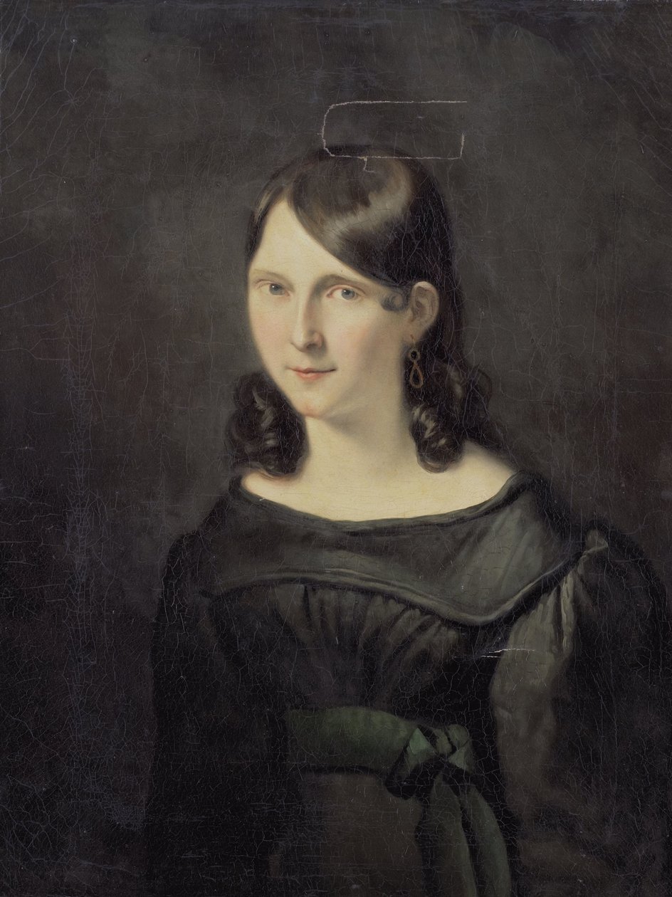 Retrato de uma menina, presumivelmente Miss Sligting de Anonymous