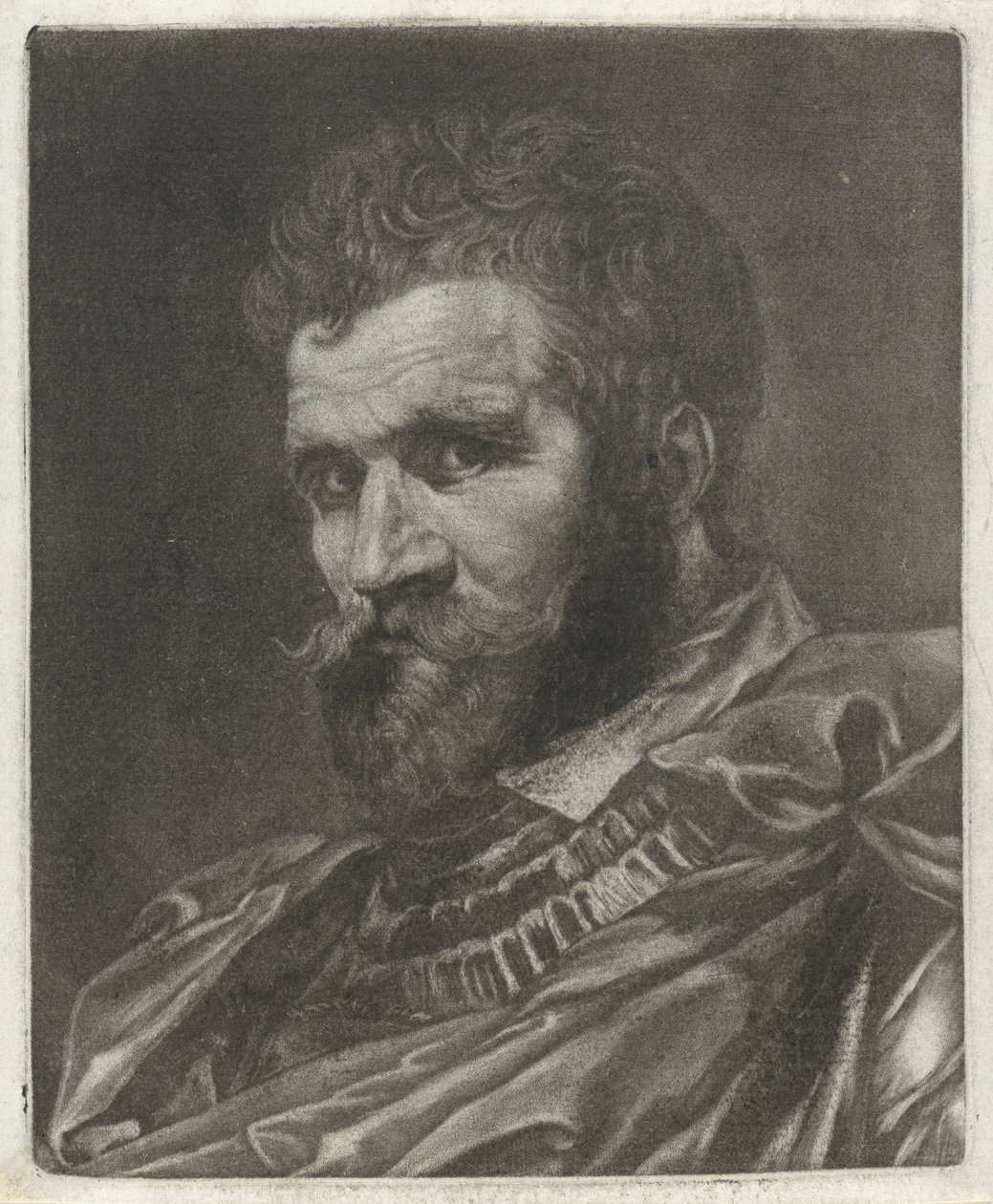Retrato de um homem desconhecido de armadura de Anonymous