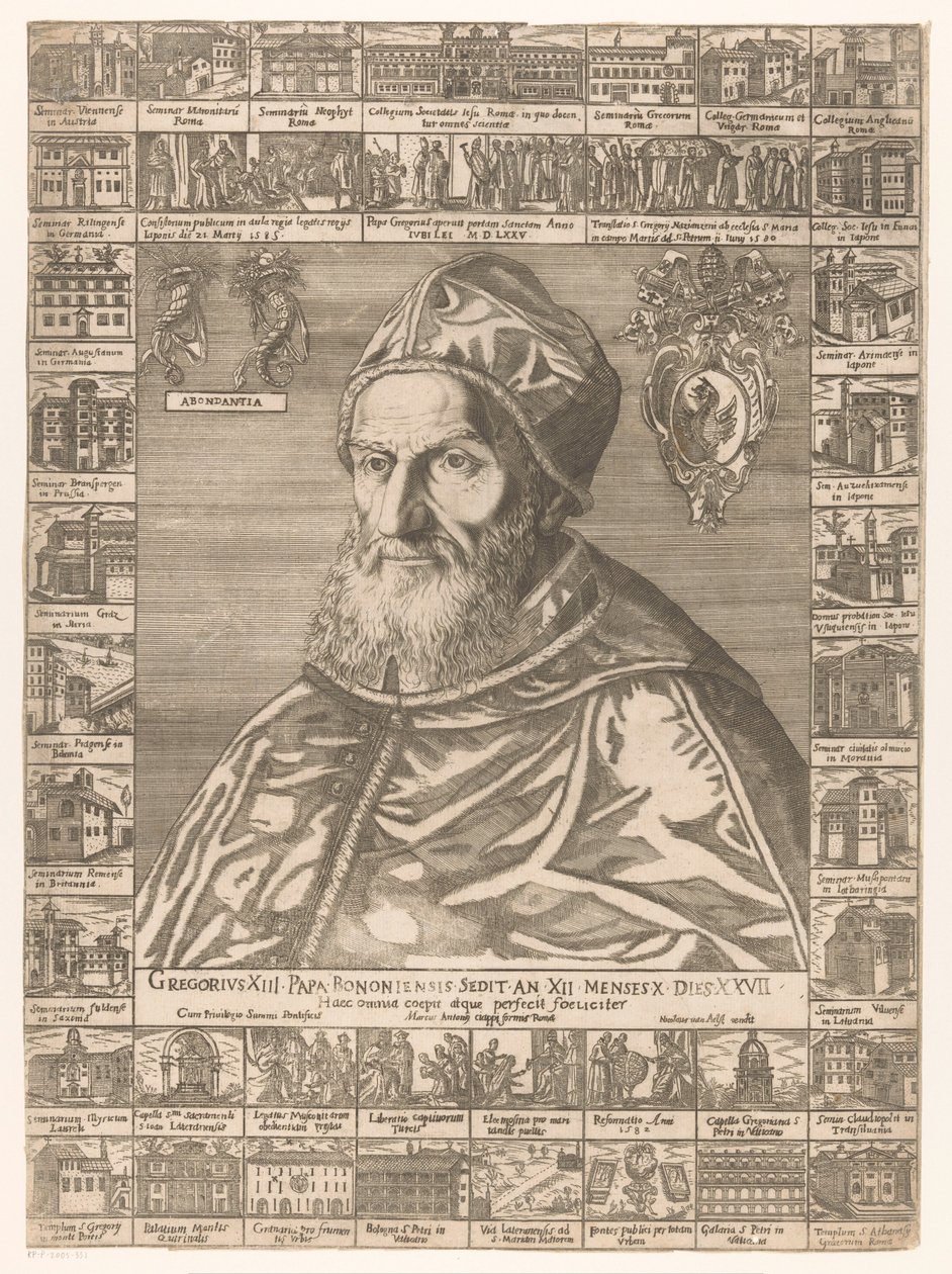 Retrato do Papa Gregório XIII de Anonymous