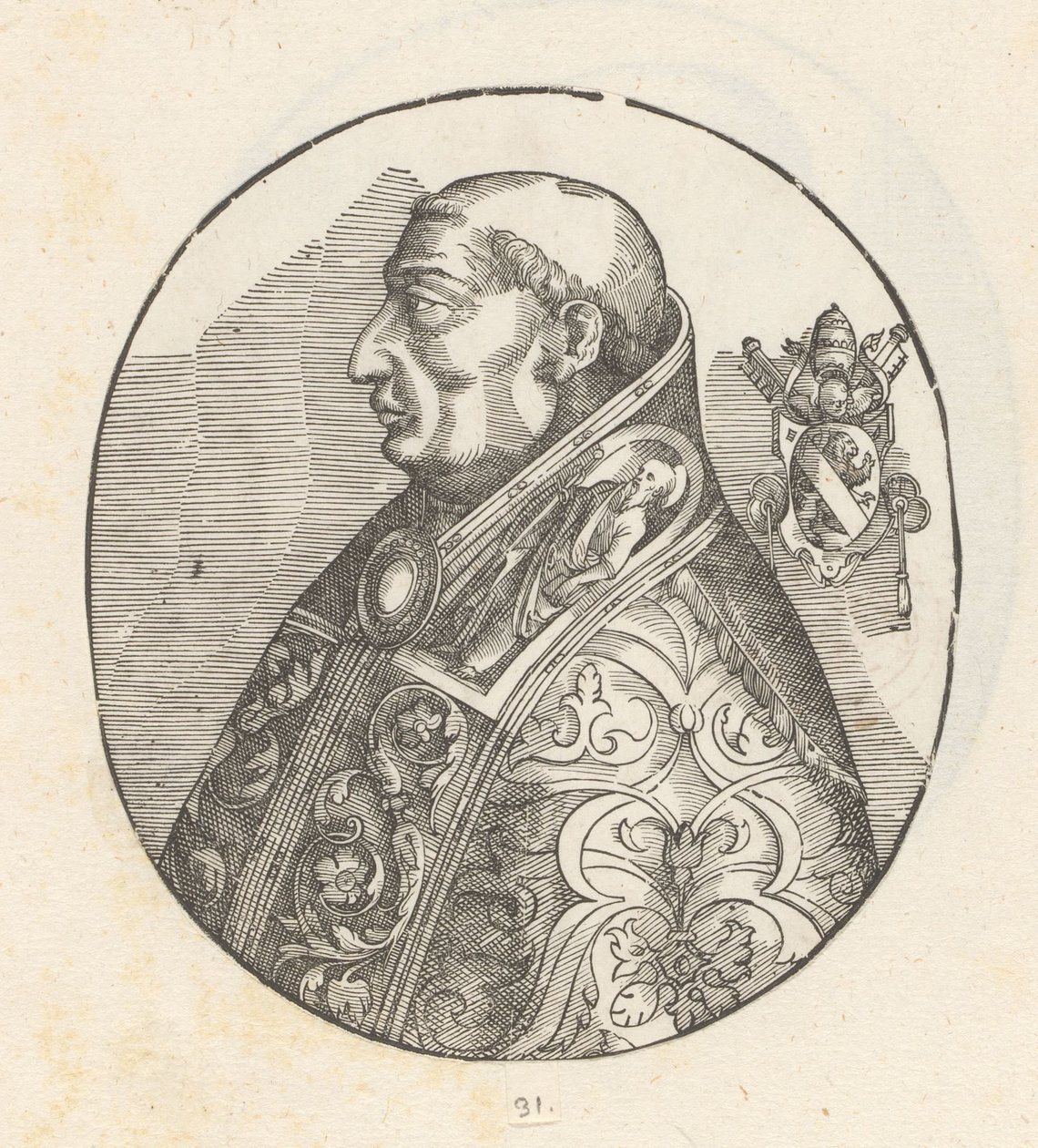 Retrato do Papa Paulo II de Anonymous