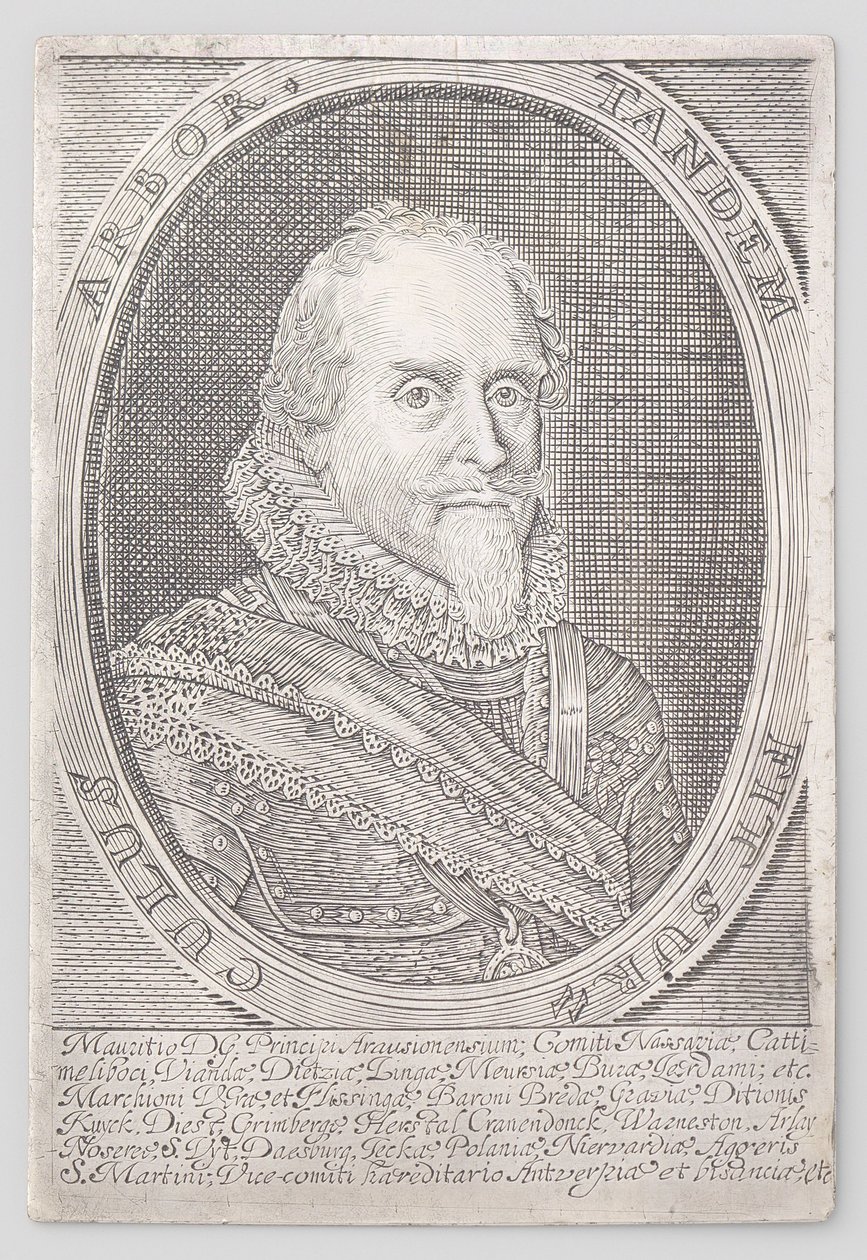 Retrato do Príncipe Maurice de Nassau de Anonymous