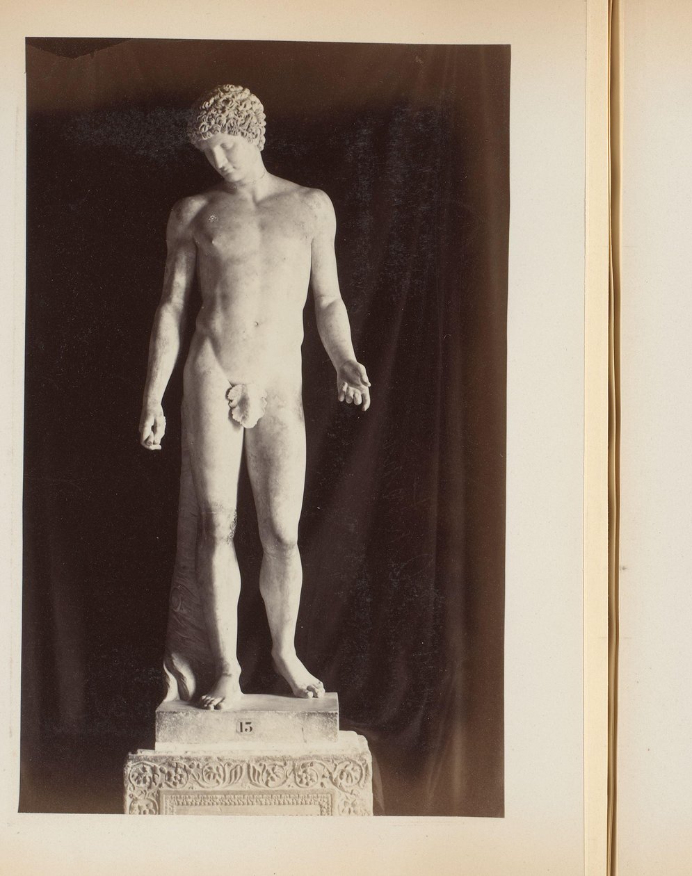 Escultura de Antinous nos Museus Capitolinos em Roma, Itália de Anonymous