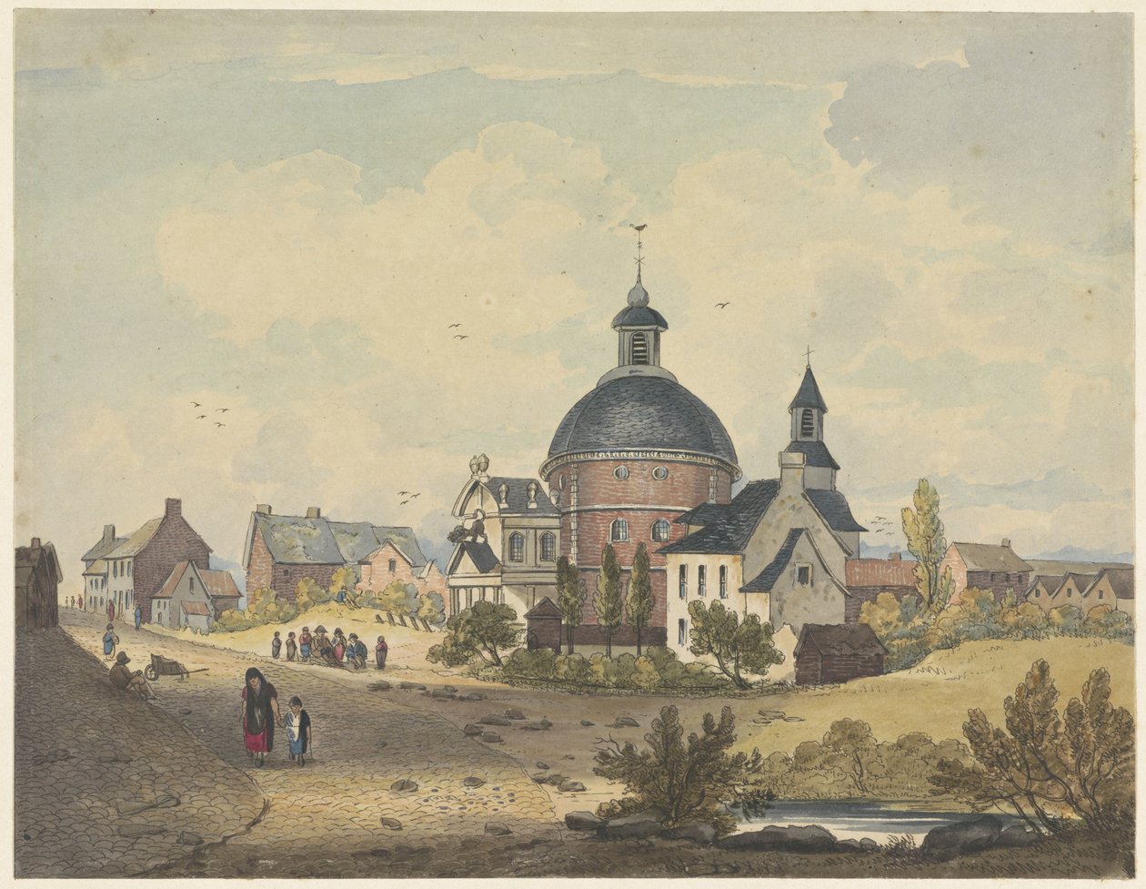 Igreja de São José em Waterloo Sete placas de Waterloo e seus arredores (título da série) de Anonymous