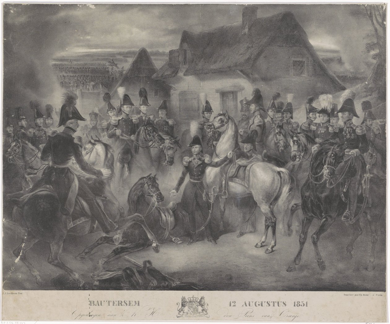 Batalha de Boutersem, 1831 Bautersem 12 de agosto de 1831 (título no objeto) de Anonymous