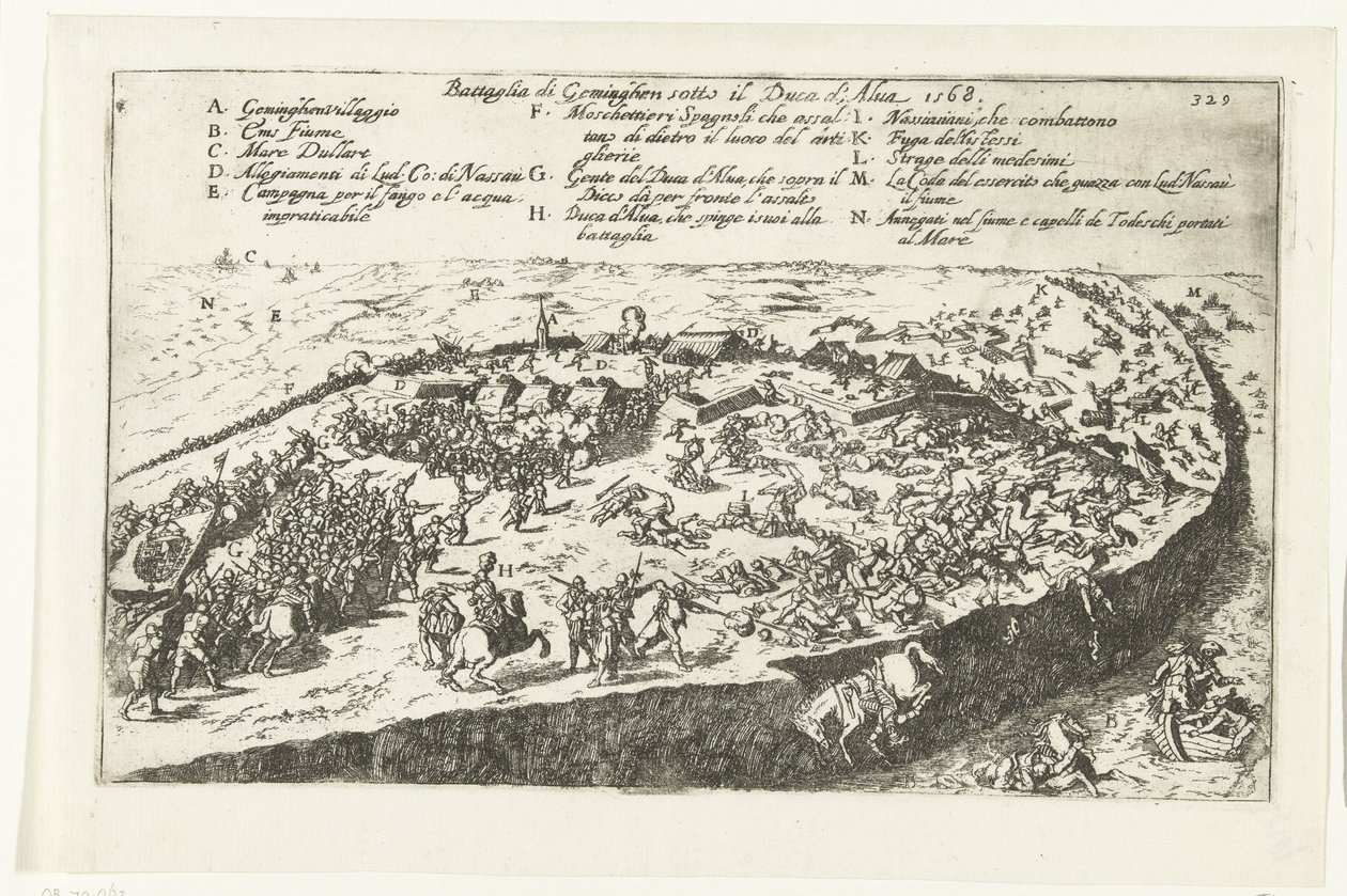 Batalha de Jemmingen, 1568 Battaglia di Geminghen sotto il Duca d
