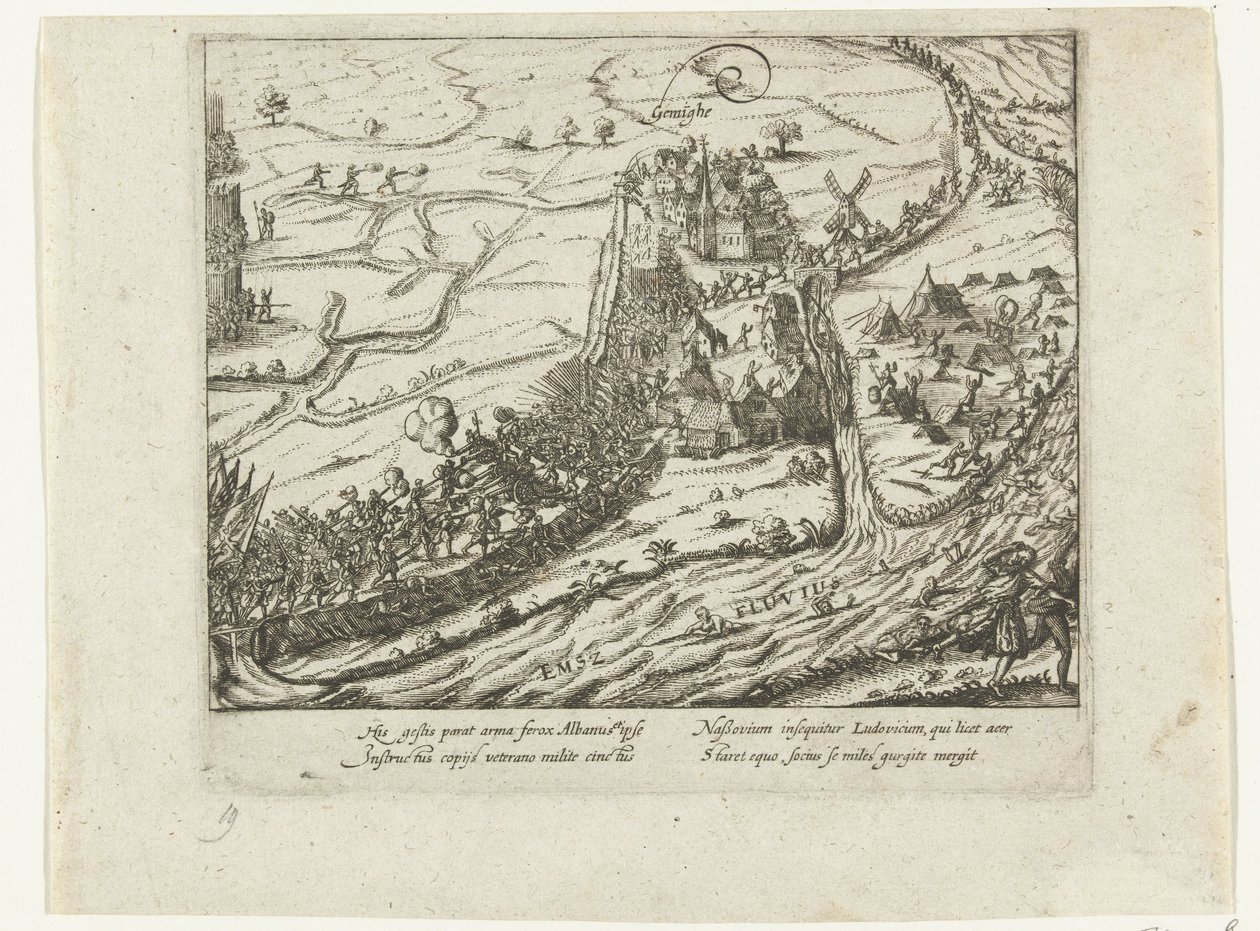 Batalha de Jemmingen, 1568 de Anonymous