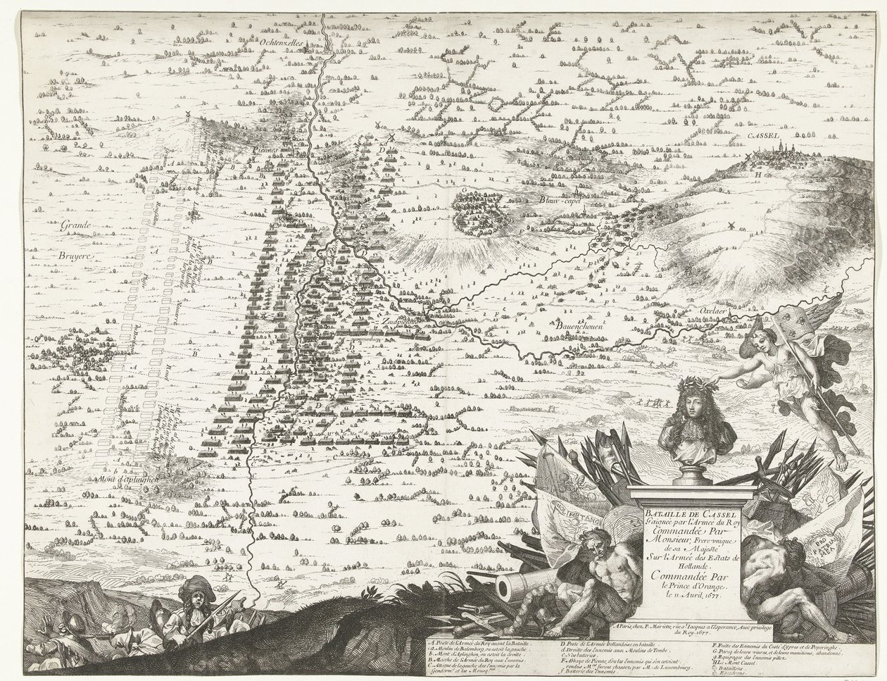 Slag bij Kassel, 1677
Batalha de Cassel Gaignée par l