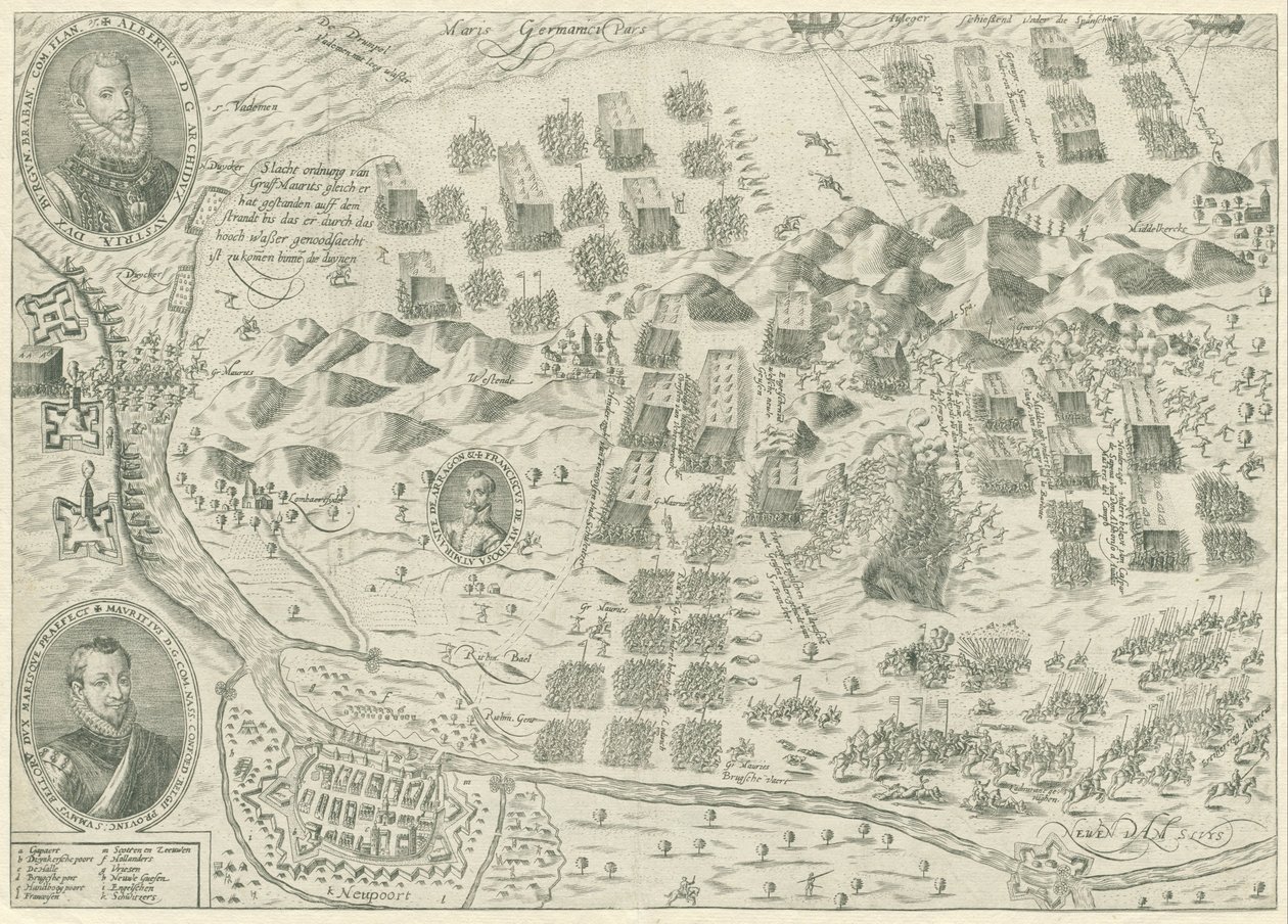 Batalha de Nieuwpoort, 1600 de Anonymous