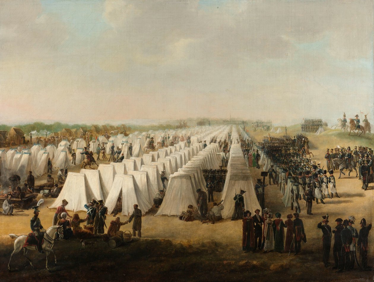 O Campo do Exército em Rijen
O acampamento do exército em Rijen, em ou depois de 1831 de Anonymous