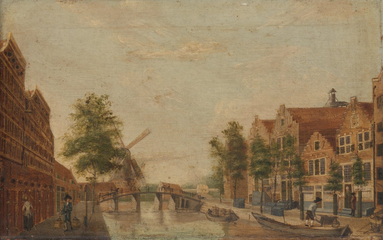 A Brouwersgracht em Amesterdão de Anonymous