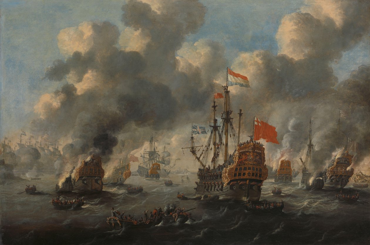 O ataque holandês no Medway, 1667 de Anonymous