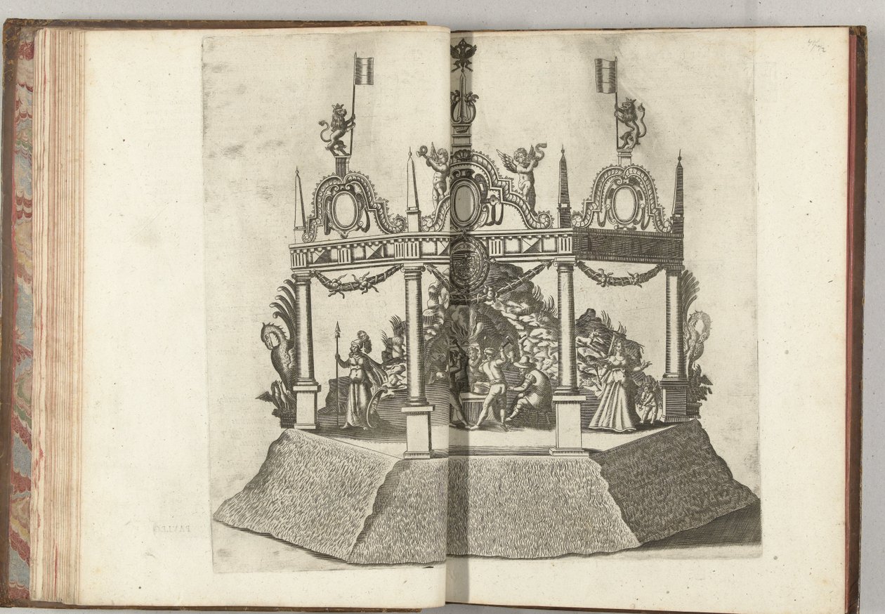 Palco com a forja de Vulcan, 1594 de Anonymous