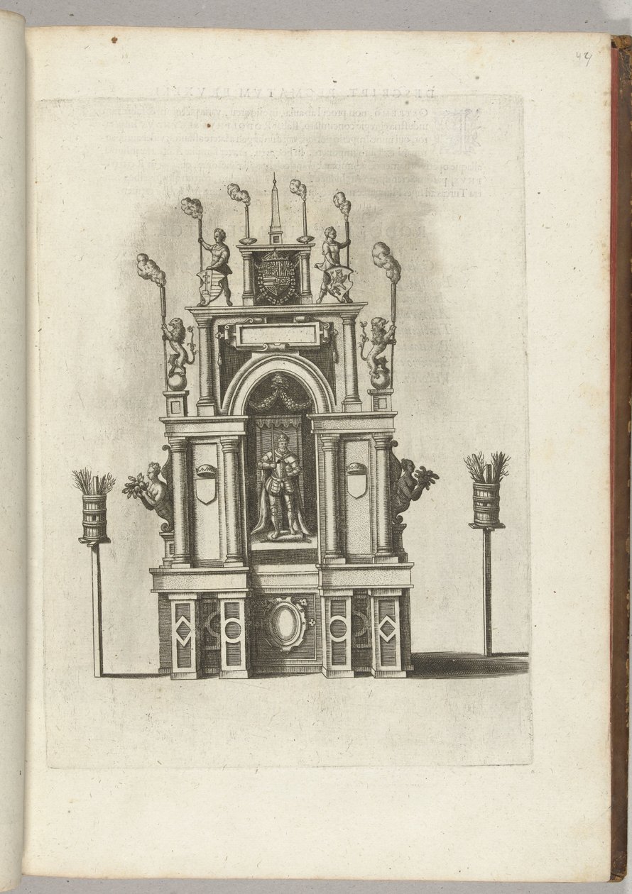 Palco com o Imperador Maximiliano II, 1594 de Anonymous
