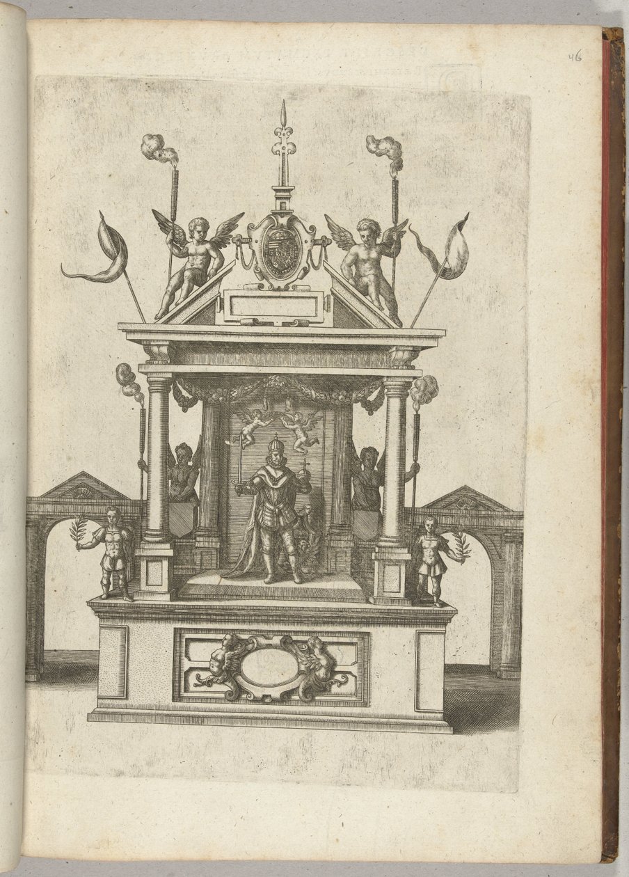 Cena com o imperador Rudolf II, 1594 de Anonymous