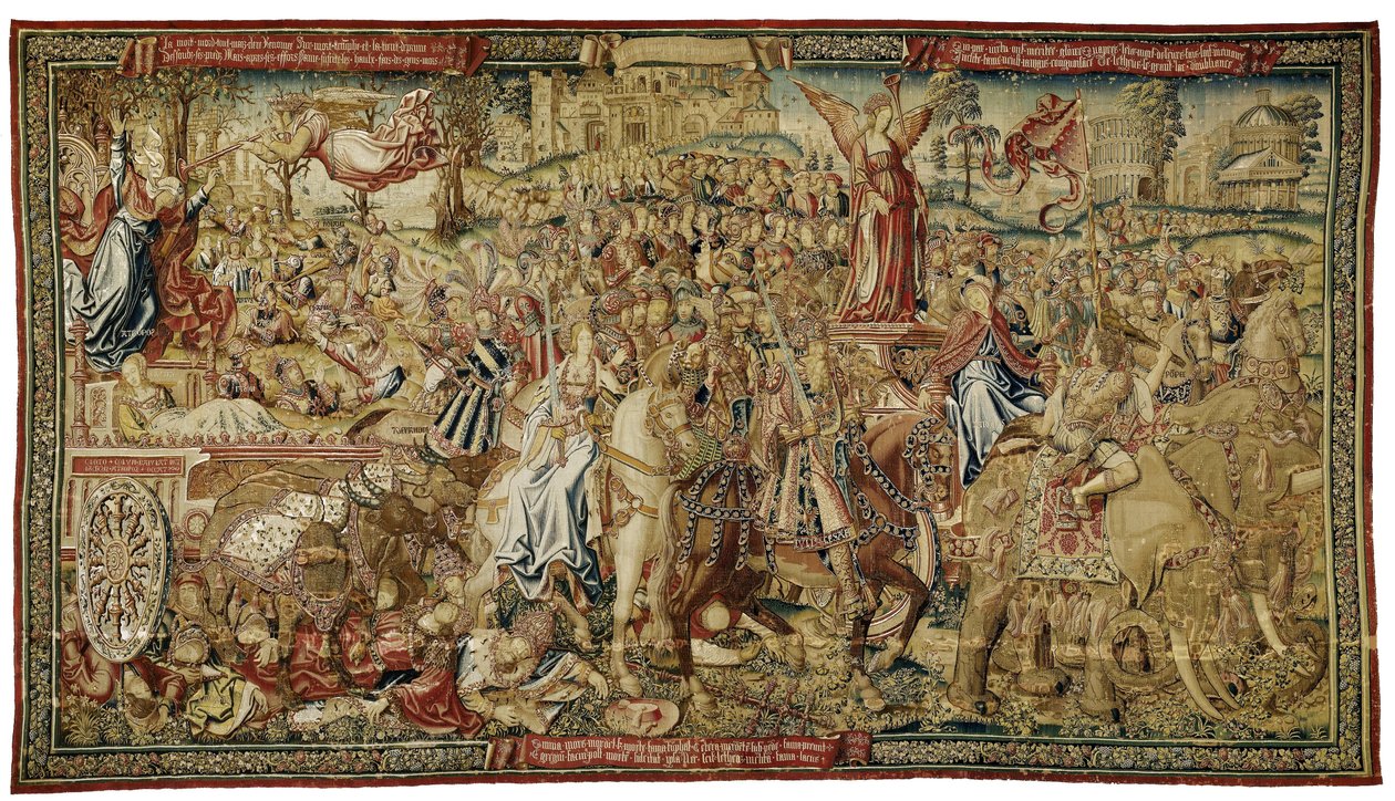 Triunfo da fama sobre a morte Os Triunfos de Petrarca (título da série) de Anonymous