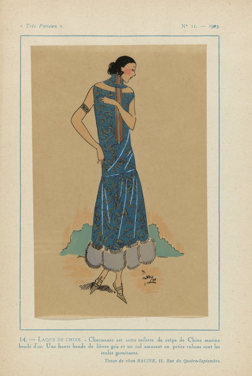 Muito parisiense, 1923, nº 11: 14. - LACA CHINESA. - Charmoso é esse banheiro... de Anonymous