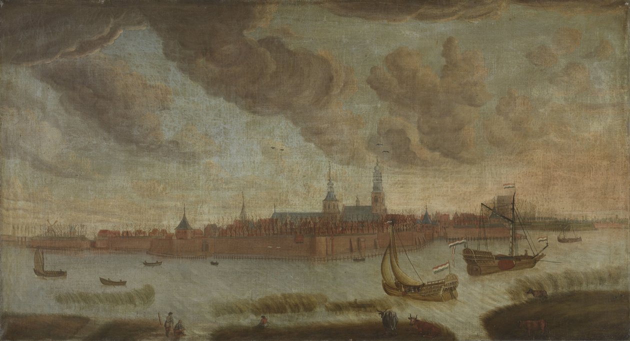 Vista de Heusden de Anonymous