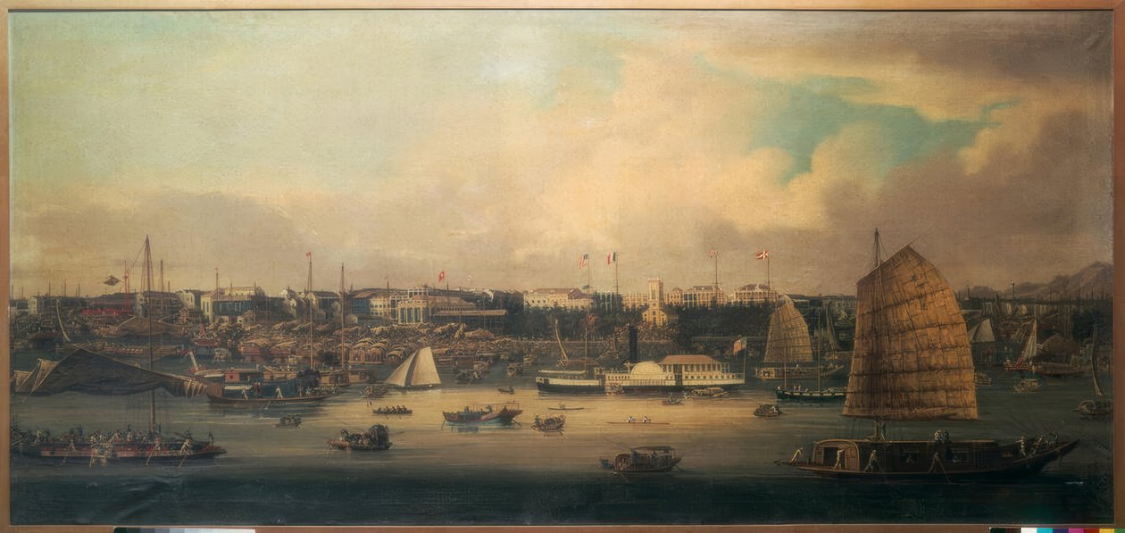 Vista da cidade de Xangai de Anonymous