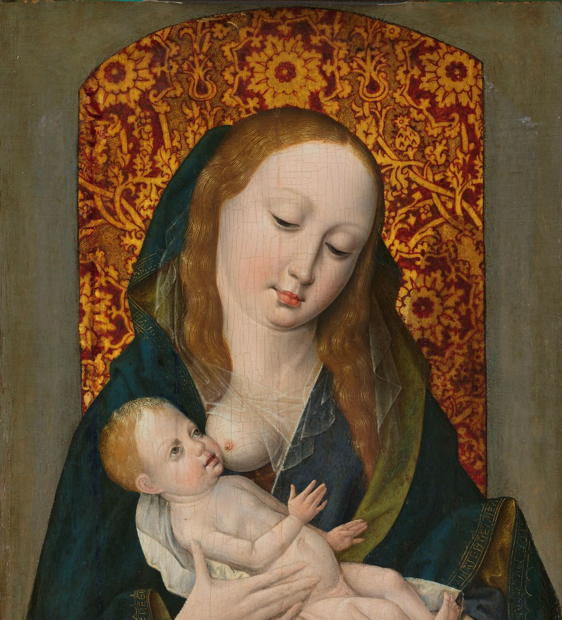 Virgem e o Menino (Madonna Lactans) de Anonymous