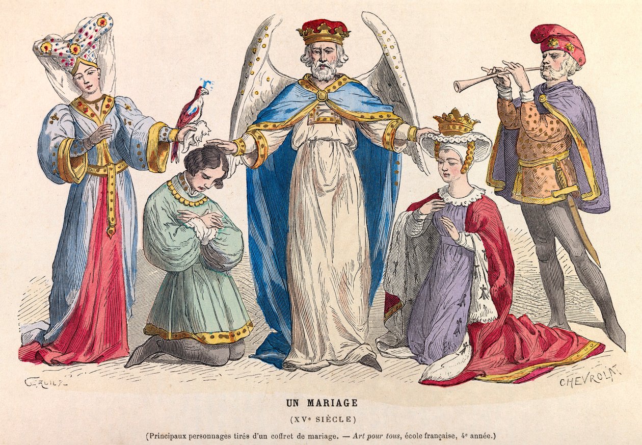 Um casamento no século XVI - Um casamento no século XVI - colecção privada de Anonymous Anonymous