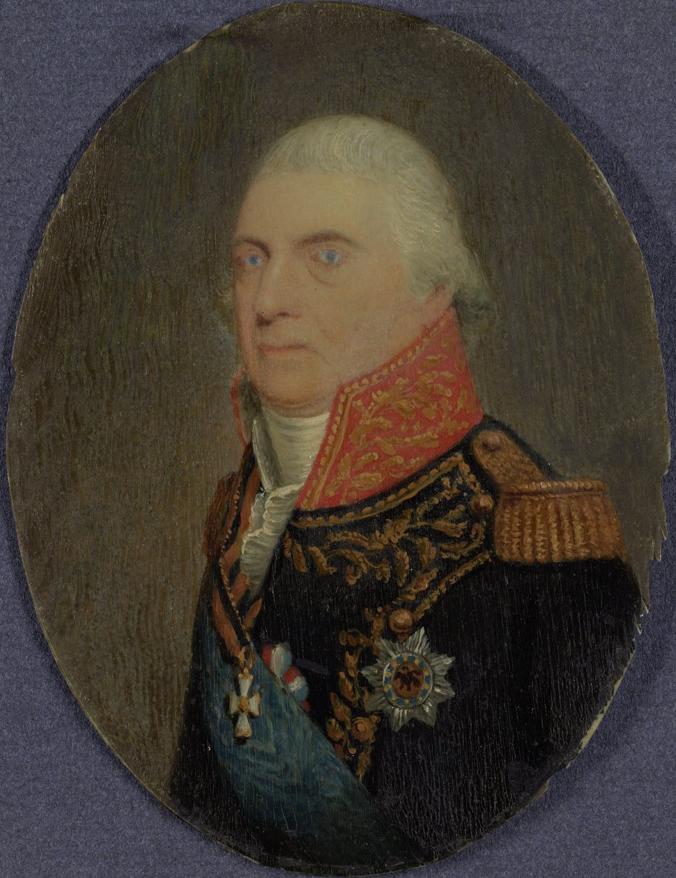 Almirante Jan Hendrik van Kinsbergen (1735-1819), c.1810 (guache sobre marfim) de Anonymous Anonymous