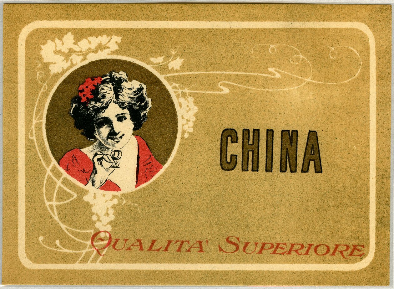 Publicidade para o deserto de Chinaliquor, início do século XX de Anonymous Anonymous