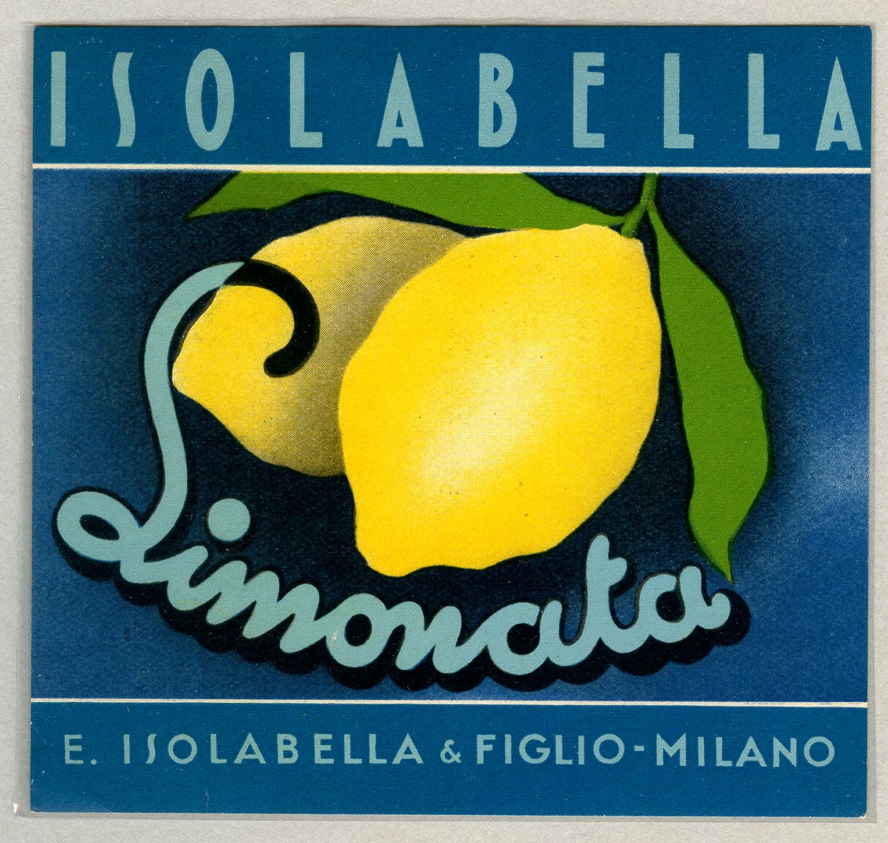 Anúncio para limonada italiana de Anonymous Anonymous