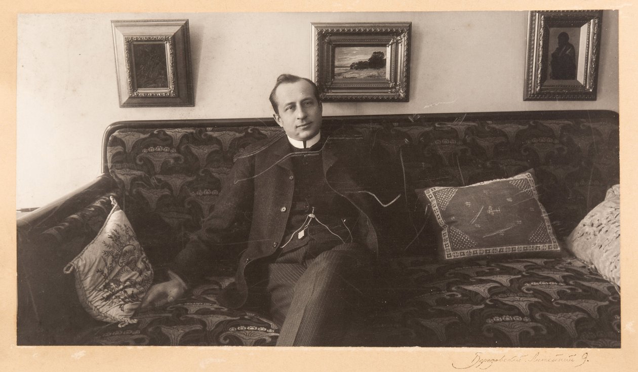 Alexandre Ziloti - Pianista e maestro Alexander Siloti (1863-1945) - Anônimo. Fotografia de Anonymous Anonymous