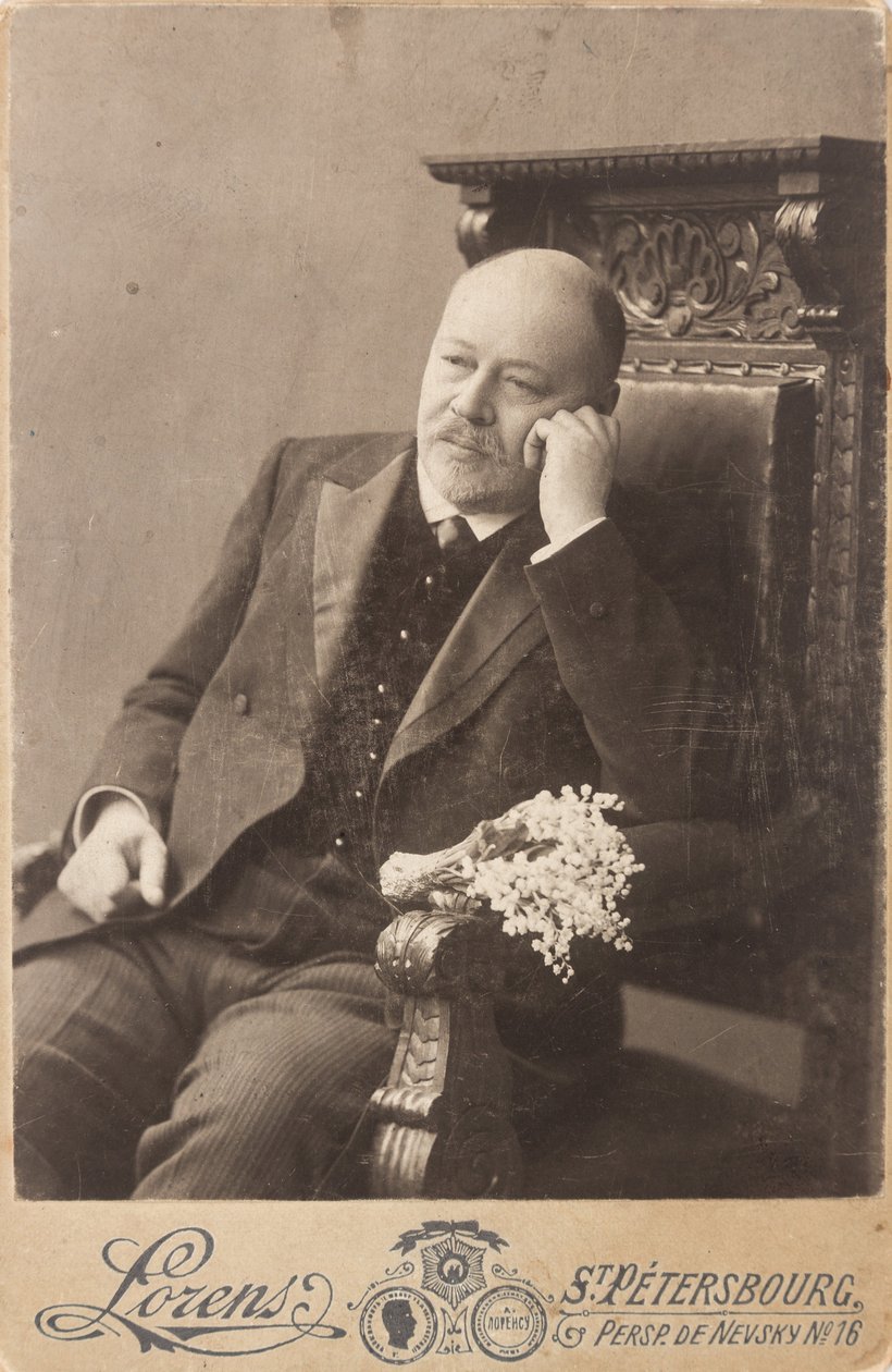 Anatoly Liadov - Retrato do Compositor Anatoly Konstantinovich Lyadov (1855-1914) - Anônimo. Fotografia de Anonymous Anonymous