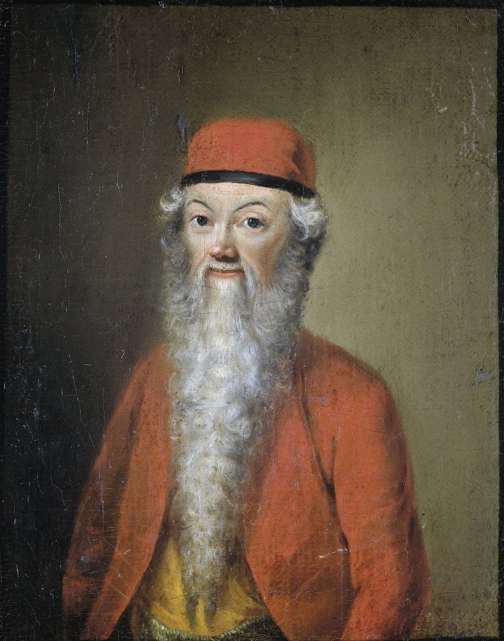 Caricatura de Jean-Etienne Liotard, c.1752-1800 (óleo sobre painel) de Anonymous Anonymous