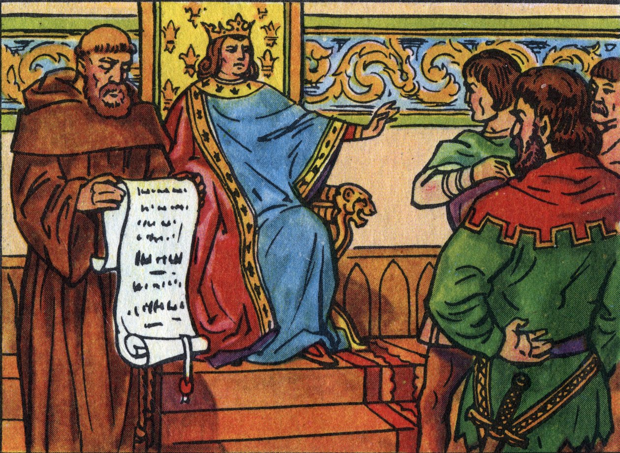 Carlos IV o Bel (1294-1328) impôs a sua vontade aos senhores. Ilustração anónima na "Collection des souverains et chefs d
