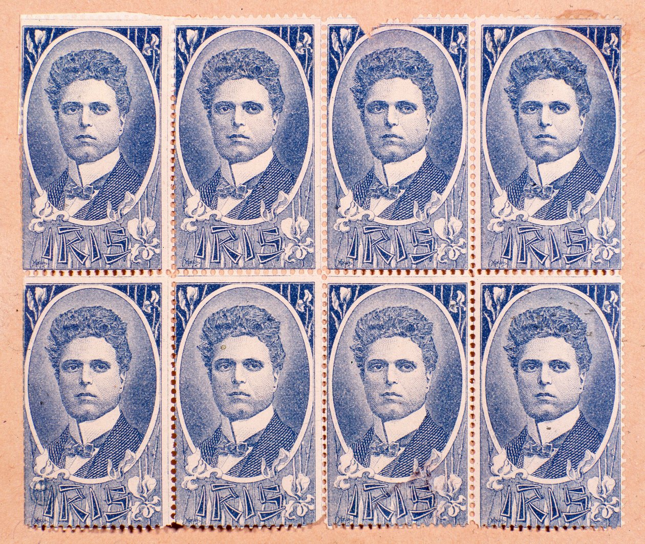 Selos comemorativos com retratos de Pietro Mascagni (1898) de Anonymous Anonymous