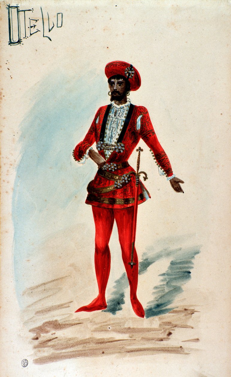 Traje para Otello na ópera de Giuseppe Verdi de Anonymous Anonymous