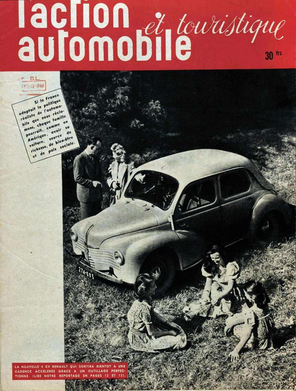Capa da revista "L