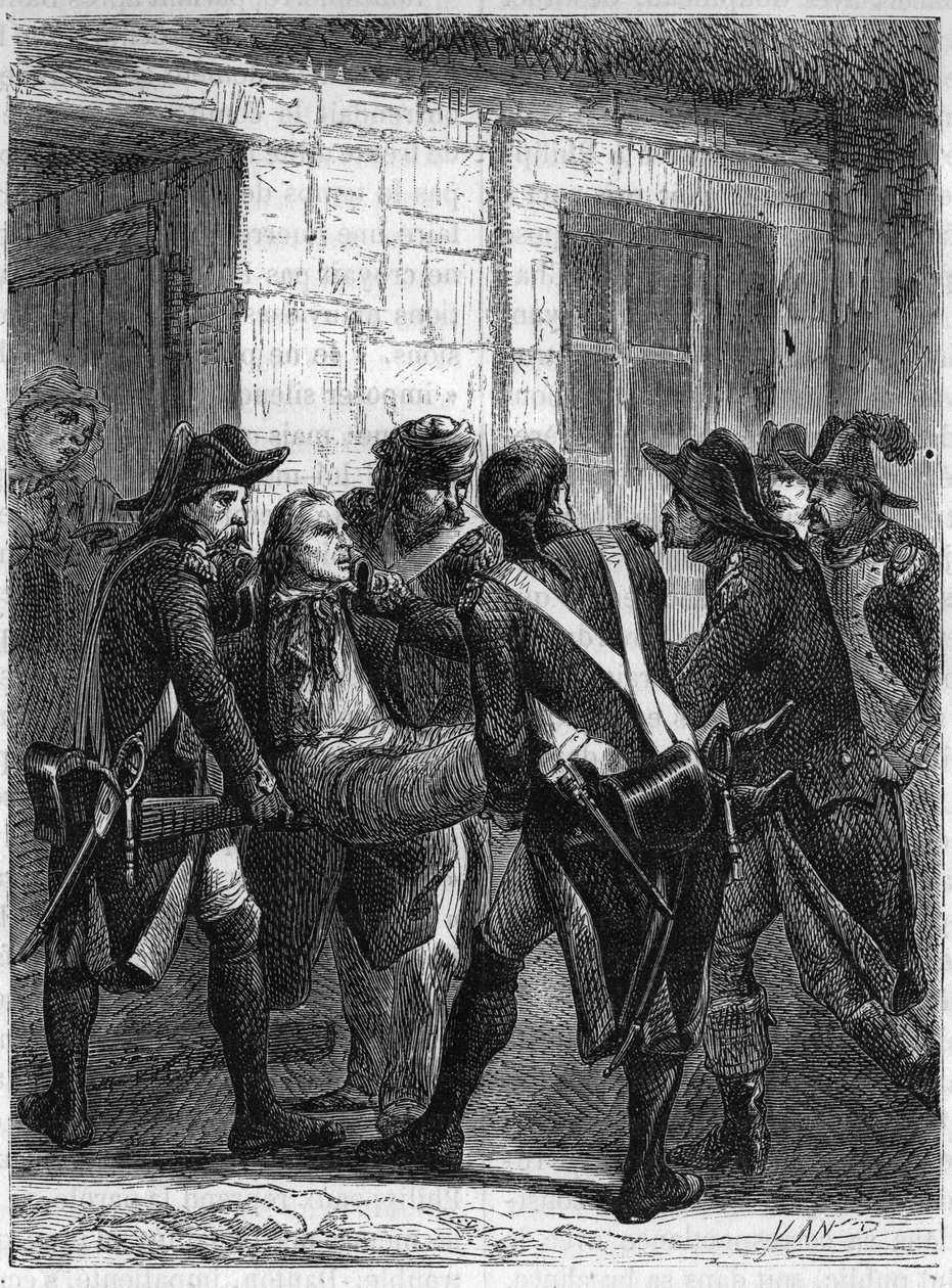 Morte do General Michel-Armand (Michel Armand) de BEAUPUY (1755-1796) no Val d