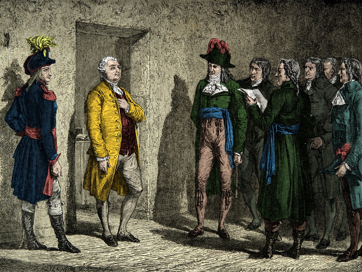 Dominique Joseph Garat (1749-1833) notificou o Rei Luís XVI da sentença de morte em 20 de janeiro de Anonymous Anonymous