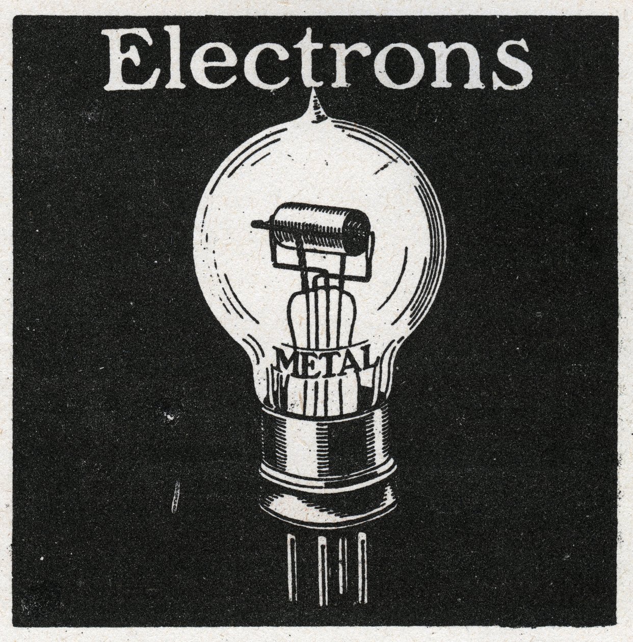 Fenômenos elétricos: elétrons. Ilustração anónima de 1925. Coleção privada. de Anonymous Anonymous