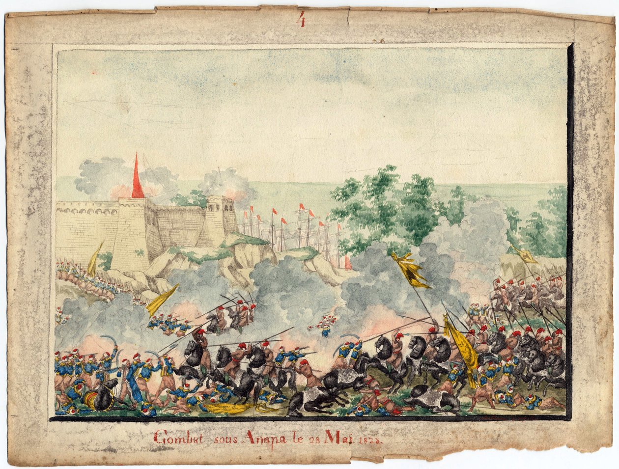 Guerre russo-turque de 1828-1829 - A Captura da fortaleza de Anapa em 23 de junho de Anonymous Anonymous