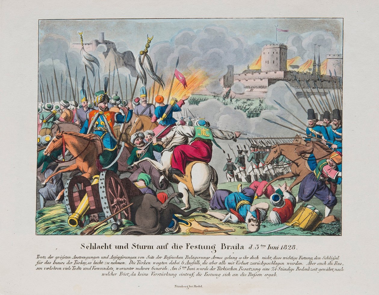 Guerre russo-turque de 1828-1829 - A invasão da fortaleza Brailov em 15 de junho de Anonymous Anonymous