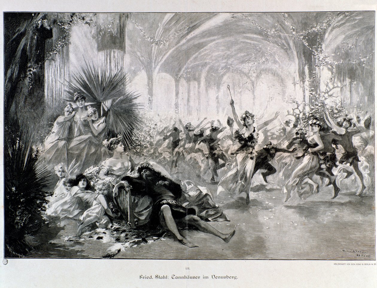 Ilustração para Tannhauser por Wagner de Anonymous Anonymous