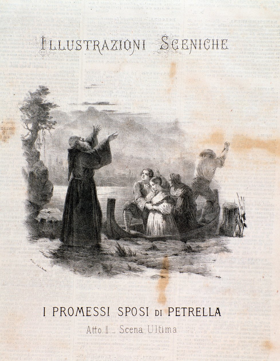 Ilustração de The Betrothed after Manzoni por Errico Petrella de Anonymous Anonymous
